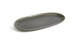 Habitat Evora Stoneware Serving Platter - Green -Habitat 9437605 R Z003A