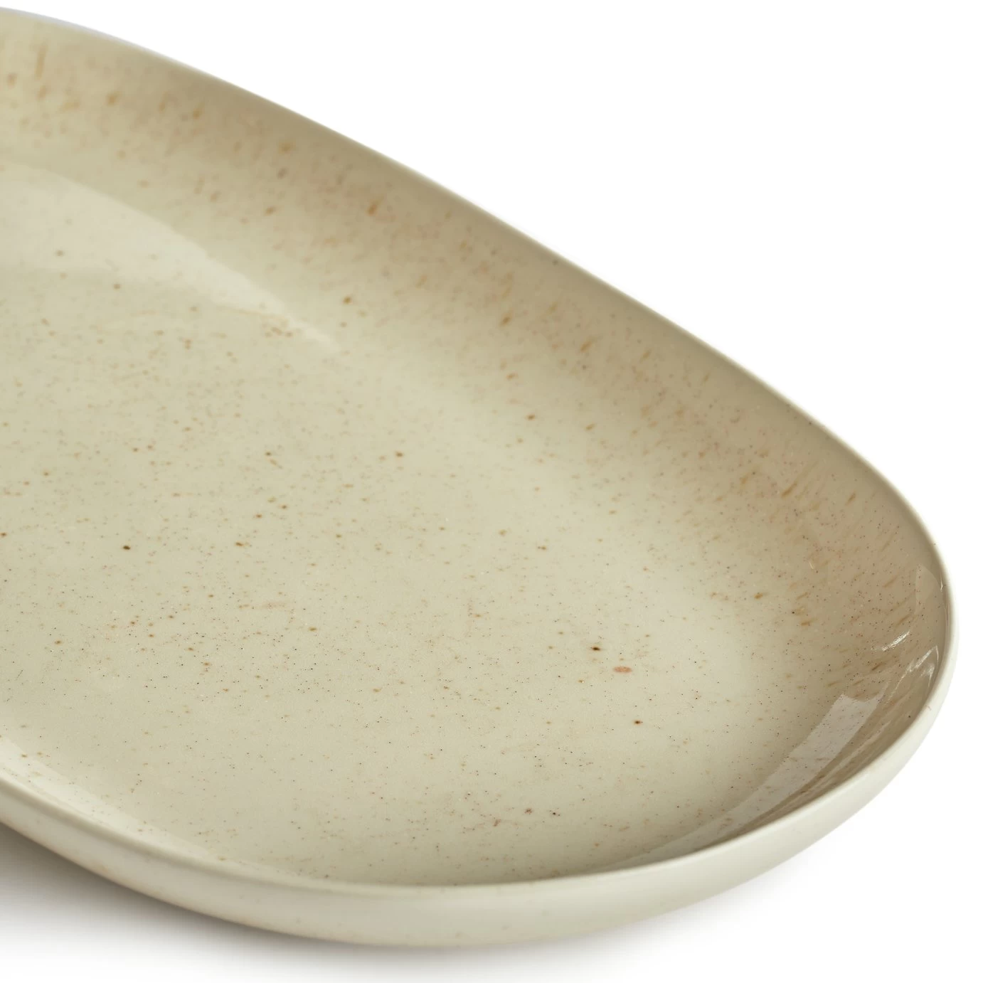 Habitat Evora Stoneware Serving Platter - Natural 5 Habitat Evora Stoneware Serving Platter - Natural - Image 3