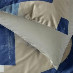 Habitat Geo Blue & Cream Bedding Set - Single -Habitat 9441897 R Z003A