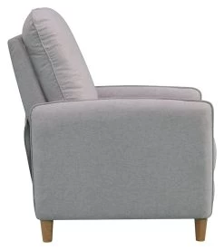 Habitat Tate Manual Pushback Recliner Chair - Grey 12 Habitat Tate Manual Pushback Recliner Chair - Grey -Habitat 9444083 R Z003A