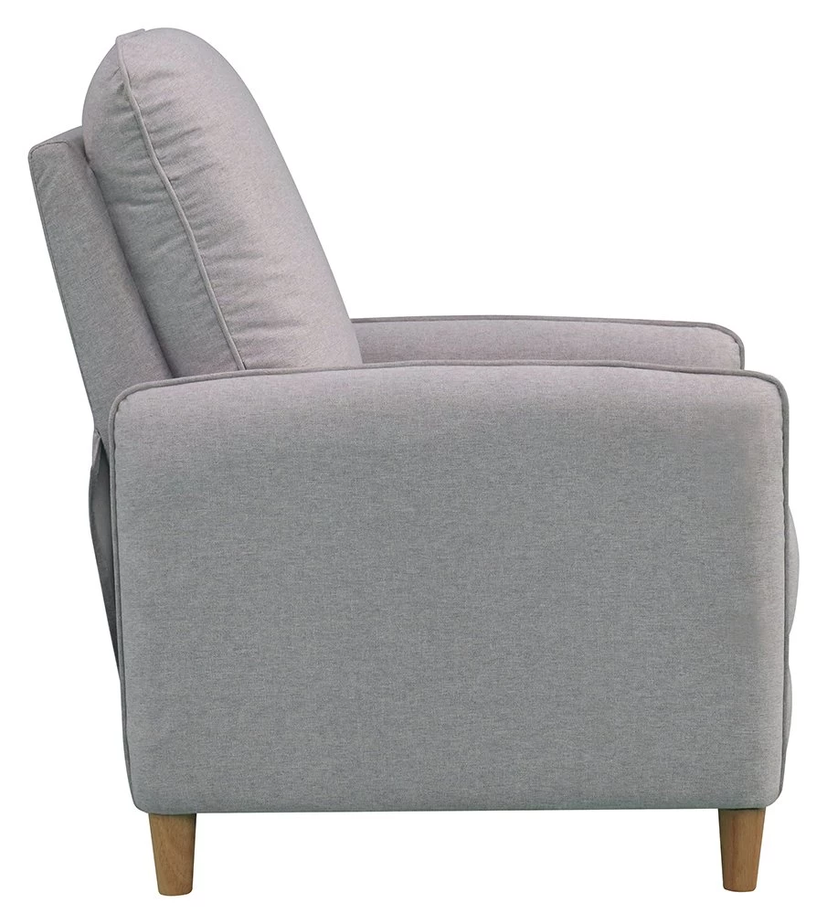 Habitat Tate Manual Pushback Recliner Chair - Grey 6 Habitat Tate Manual Pushback Recliner Chair - Grey - Image 4