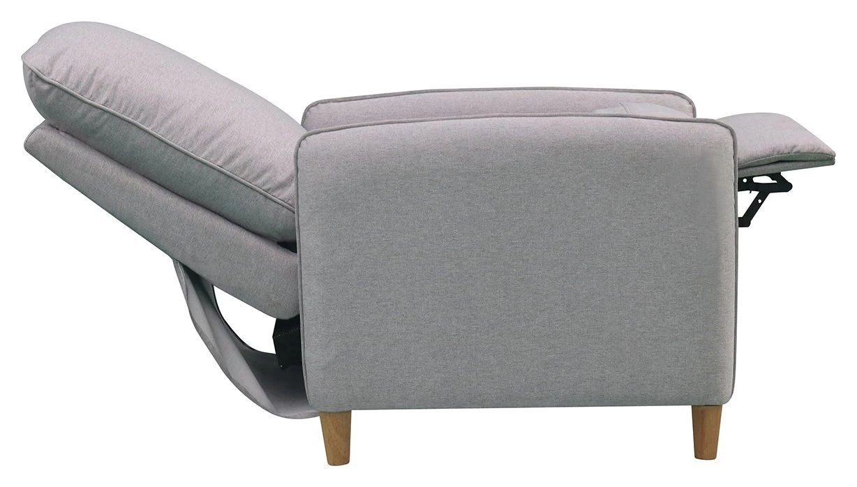 Habitat Tate Manual Pushback Recliner Chair - Grey 9 Habitat Tate Manual Pushback Recliner Chair - Grey - Image 7