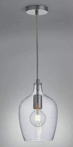 Habitat Abas Bubble Glass Pendant Light - Chrome -Habitat 9445769 R Z003C