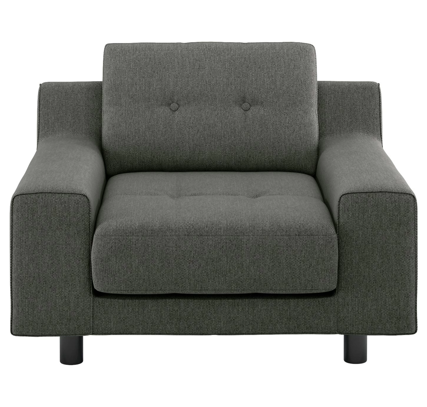 Habitat Hendricks Fabric Armchair - Charcoal 3 Habitat Hendricks Fabric Armchair - Charcoal