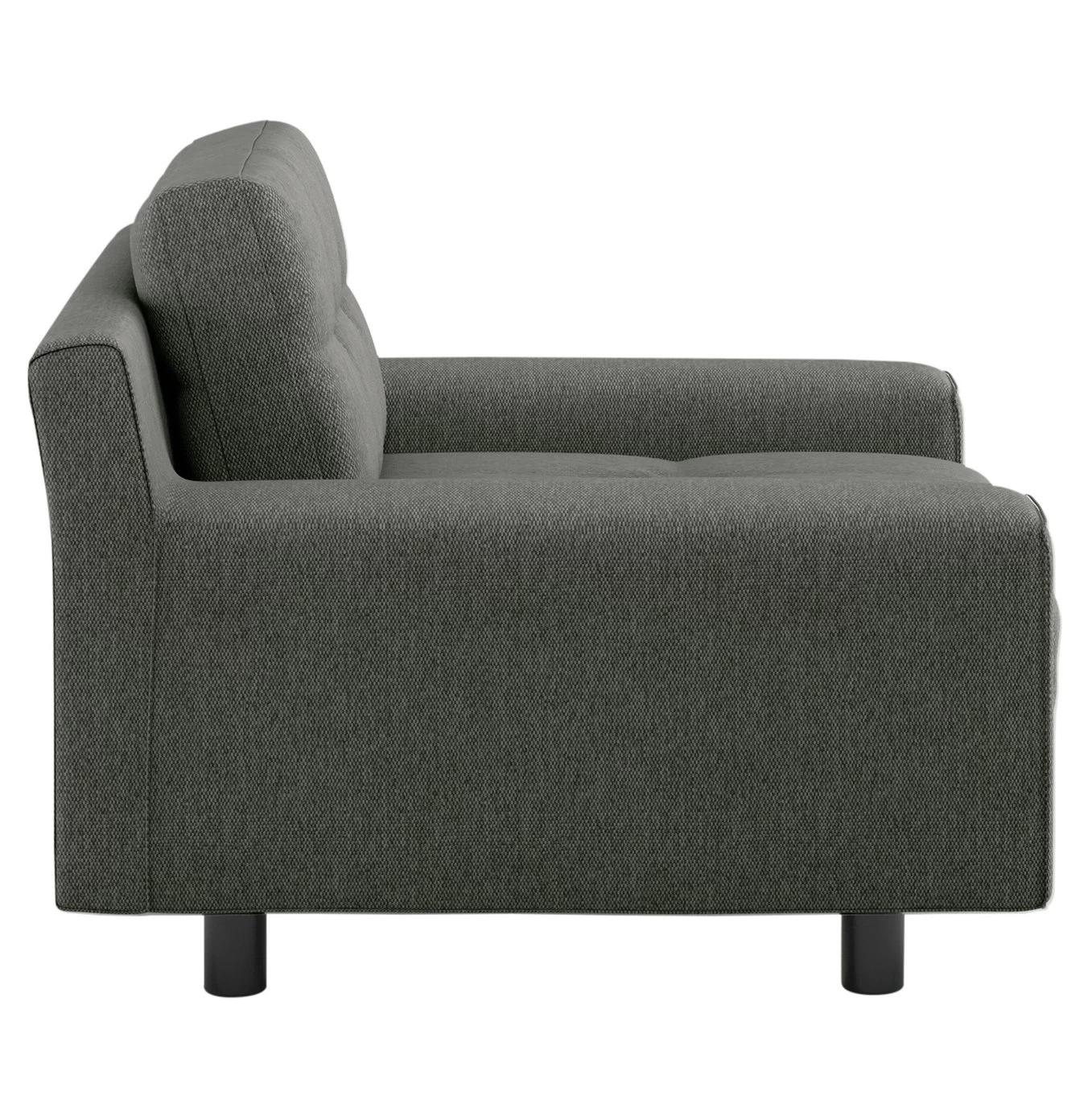 Habitat Hendricks Fabric Armchair - Charcoal 7 Habitat Hendricks Fabric Armchair - Charcoal - Image 5