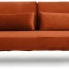 Habitat Andy Clic Clac Velvet Sofa Bed - Orange -Habitat 9451344 R Z001A