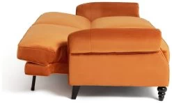 Habitat Joel 3 Seater Fabric Clic Clac Sofa Bed - Orange -Habitat 9451801 R Z004A
