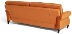 Habitat Joel 3 Seater Fabric Clic Clac Sofa Bed - Orange -Habitat 9451801 R Z006A