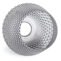 Habitat Nubia Faceted Glass Shade - Smoke Grey -Habitat 9453957 R Z003A