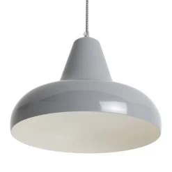 Habitat Aerial Spun Aluminium Pendant Light - Grey -Habitat 9455209 R Z002A