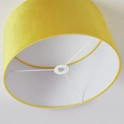 Habitat 49cm Velvet Shade - Saffron -Habitat 9458495 R Z003A