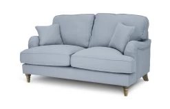 Habitat Matilda Velvet 2 Seater Sofa - Light Blue -Habitat 9462962 R Z004A