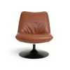 Habitat Nanna Faux Leather Swivel Chair - Tan -Habitat 9466047 R Z001A