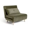 Habitat Roma Single Velvet Chairbed - Sage Green 2 Habitat Roma Single Velvet Chairbed - Sage Green -Habitat 9473487 R Z001A