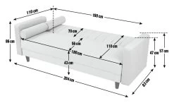 Habitat Preston Clic Clac Velvet Sofa Bed - Pink -Habitat 9478255 R Z002A