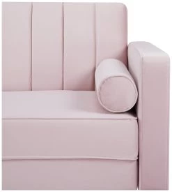 Habitat Preston Clic Clac Velvet Sofa Bed - Pink -Habitat 9478255 R Z009A