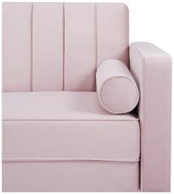 Habitat Preston Clic Clac Velvet Sofa Bed - Pink -Habitat 9478255 R Z013A