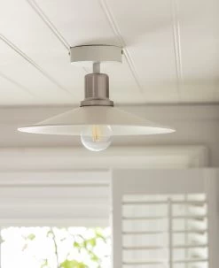 Habitat Pixie Flush To Ceiling Light - Off White -Habitat 9478523 R Z002C