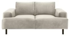 Habitat Julien Velvet 2 Seater Sofa - Natural -Habitat 9484421 R Z005A