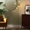 Habitat Glam 6 Light Glass Floor Lamp – Gold -Habitat 9487916 R Z001C