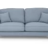 Habitat Matilda Velvet 3 Seater Sofa - Light Blue -Habitat 9488276 R Z001A