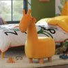 Habitat George Kids Giraffe Animal Stool - Yellow 1 Habitat George Kids Giraffe Animal Stool - Yellow -Habitat 9489512 R Z001C