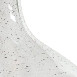 Habitat Abas Glass Table Lamp - Clear & Cream -Habitat 9489732 R Z003A