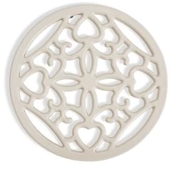Habitat Cast Iron Trivet - Cream -Habitat 9492176 R Z002A