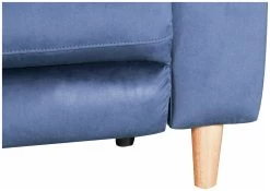 Habitat Emerson Velvet 2 Seater Recliner Sofa - Navy Blue -Habitat 9494318 R Z008A