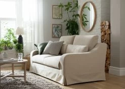 Habitat Odin Fabric 2 Seater Sofa - Natural -Habitat 9503072 R Z001C