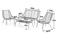 Habitat Venus Sofa Set - Grey 12 Habitat Venus Sofa Set - Grey -Habitat 9504071 R E001