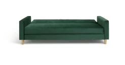 Habitat Brooks Clic Clac Storage Fabric Sofa Bed - Green -Habitat 9504466 R Z004A