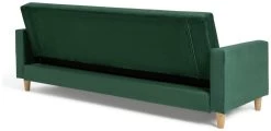 Habitat Brooks Clic Clac Storage Fabric Sofa Bed - Green -Habitat 9504466 R Z007A