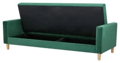 Habitat Brooks Clic Clac Storage Fabric Sofa Bed - Green -Habitat 9504466 R Z008A
