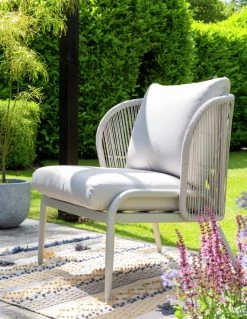 Habitat Riya 4 Seater Cane Effect Garden Sofa Set-Light Grey -Habitat 9505197 R Z004C
