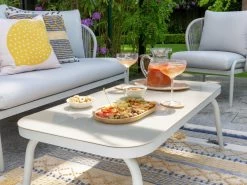 Habitat Riya 4 Seater Cane Effect Garden Sofa Set-Light Grey -Habitat 9505197 R Z005C