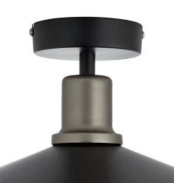 Habitat Pixie Flush To Ceiling Light - Black -Habitat 9505623 R Z002A