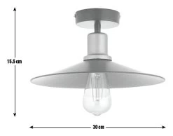 Habitat Pixie Flush To Ceiling Light - Black -Habitat 9505623 R Z017A