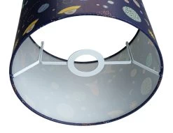 Habitat Kids Space Glow In The Dark 25cm Drum Shade - Blue -Habitat 9508431 R Z003A