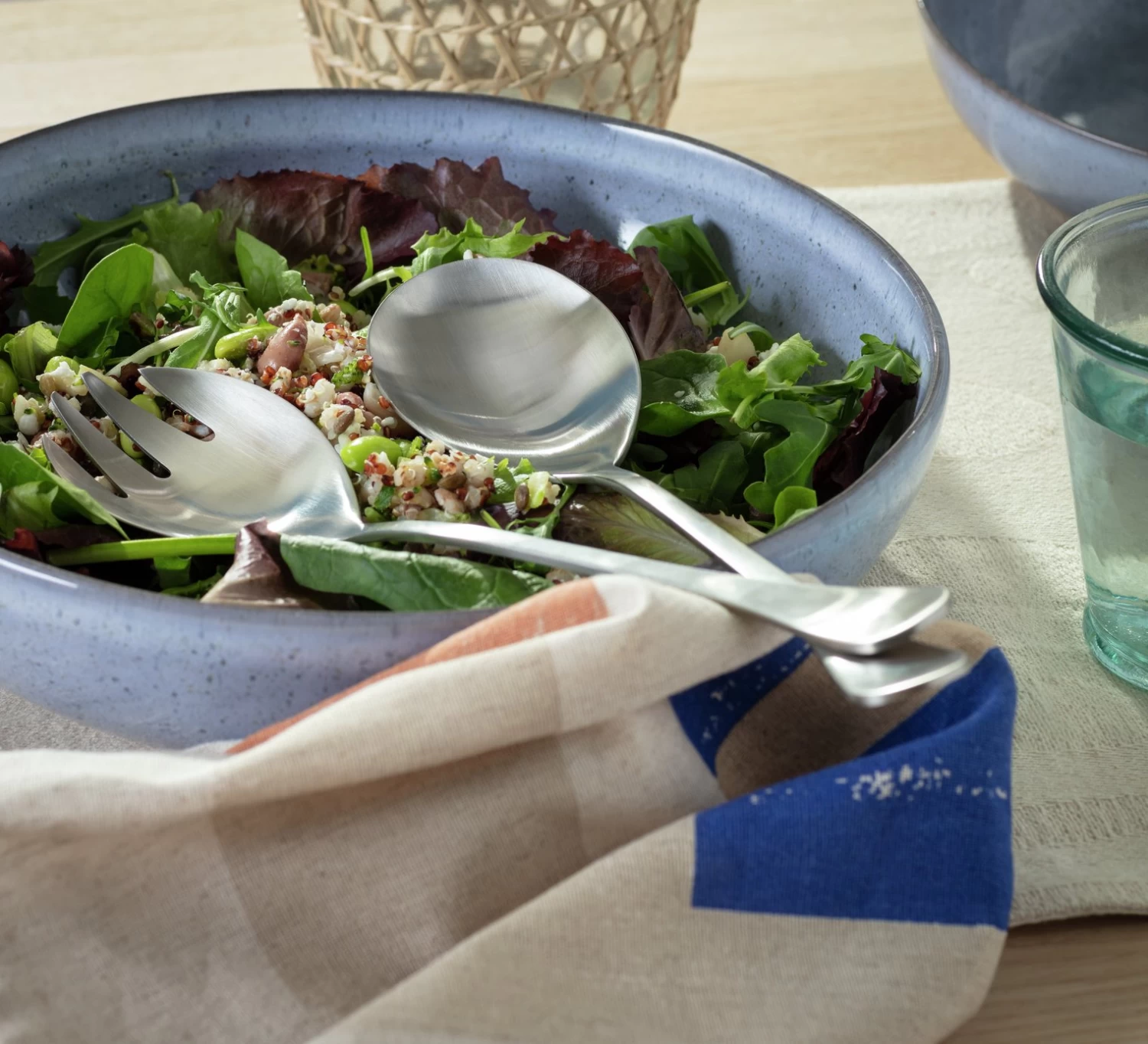 Habitat Evora 2 Piece Stainless Steel Satin Finish Servers 4 Habitat Evora 2 Piece Stainless Steel Satin Finish Servers - Image 2