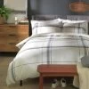 Habitat Cotton Yarn Dye Check Cream Bedding Set - Double -Habitat 9511655 R Z001A