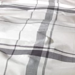 Habitat Cotton Yarn Dye Check Cream Bedding Set - Double -Habitat 9511655 R Z005A