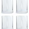 Habitat Art Glass Set Of 4 Tumblers -Habitat 9511954 R Z001A