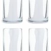 Habitat Art Glass Set Of 4 Hi Ball Glasses -Habitat 9511961 R Z001A