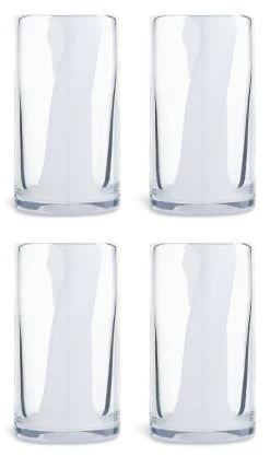 Habitat Art Glass Set Of 4 Hi Ball Glasses