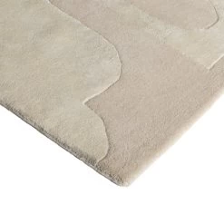 Habitat Tufted Wool Rug - Natural - 120x170cm -Habitat 9514391 R Z002A