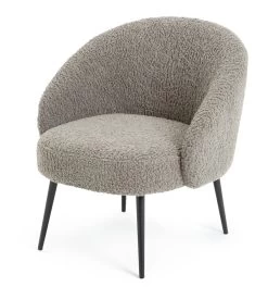 Habitat Ash Boucle Accent Chair - Grey -Habitat 9515510 R Z002A