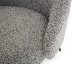 Habitat Ash Boucle Accent Chair - Grey -Habitat 9515510 R Z006A