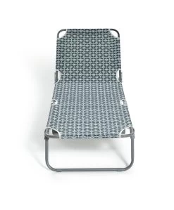 Habitat Folding Metal Sun Lounger - Grey -Habitat 9515668 R Z002A
