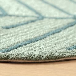 Habitat Kids Leaf Shaped Rug - Green - 80x110cm 10 Habitat Kids Leaf Shaped Rug - Green - 80x110cm -Habitat 9517367 R Z002C